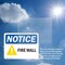 Signmission Fire Wall OSHA Notice Sign, Plastic, 10in W x 7in L, 2PK OS-2PACK-NS-P-710-L-15670 - alternate 4